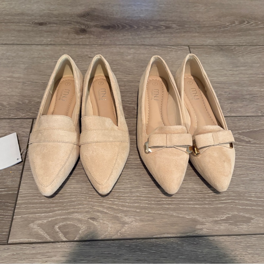Amazon Women's Cream Loafers & Flats